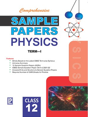 cover image of Comprehensive Sample Papers Physics XII (Term-I)